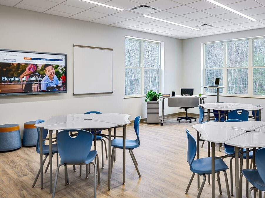 A classroom in Easterseals NH's New Gammon Academy New School