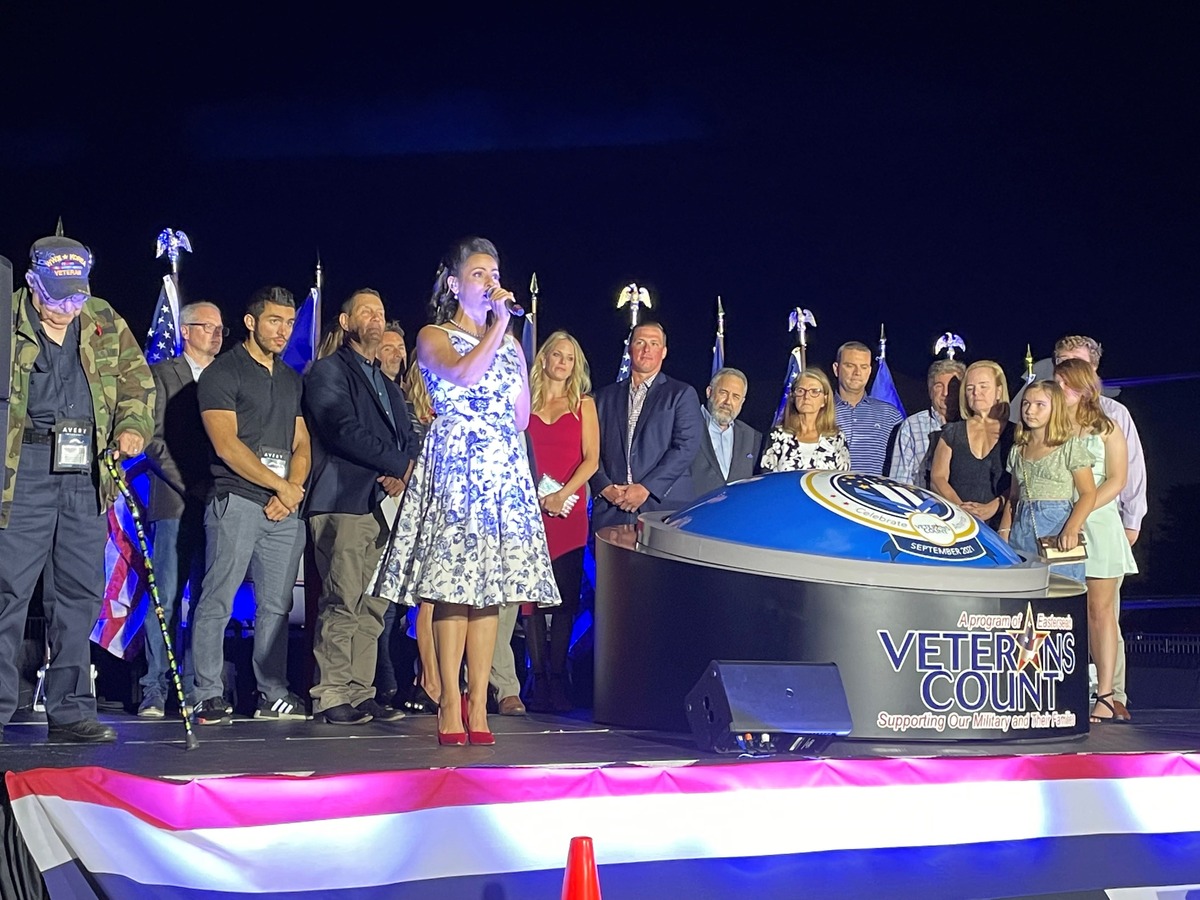 Final song at the 2023 Veterans Count On the Tarmac II event at Pease Air Force Base