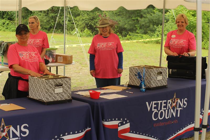 volunteers at the Honor Ride for Goodale’s Bike Shop